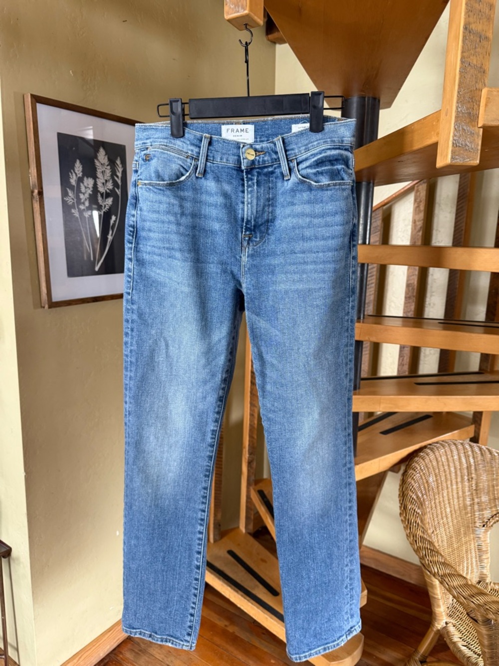 Frame Denim Le High Straight Jeans Size 26